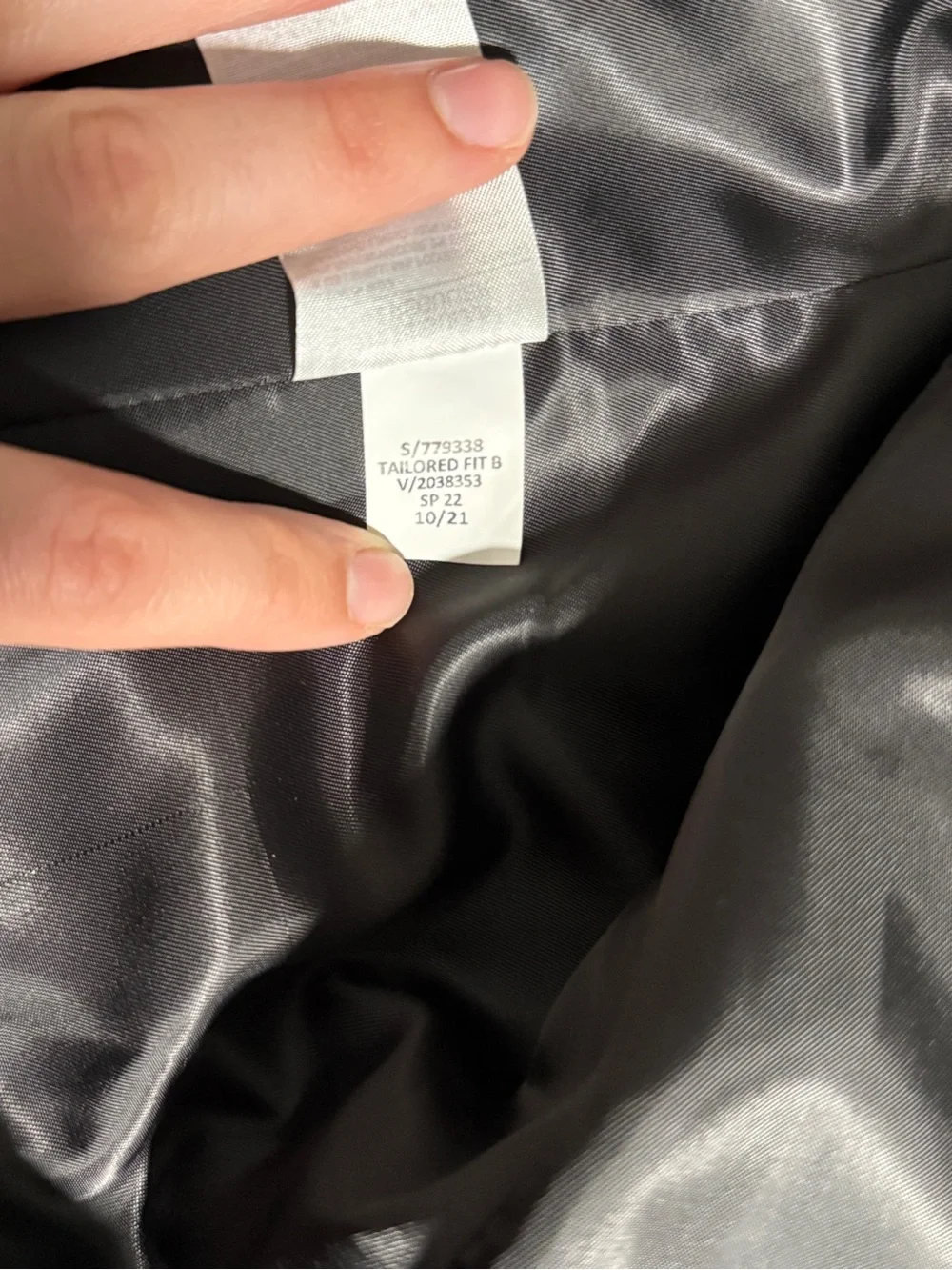 Banana Republic Black Tailored Fit Blazer